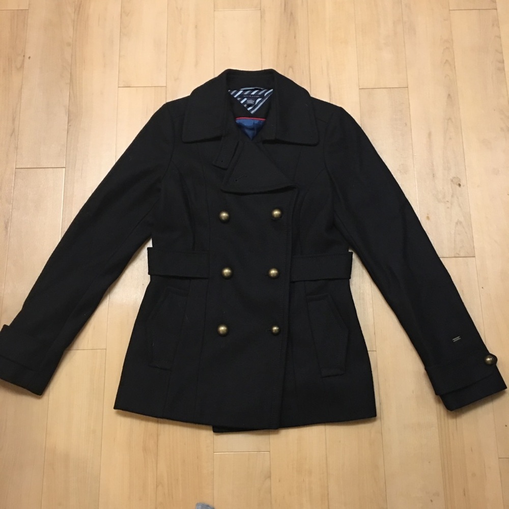NWOT Tommy Hilfiger peacoat, size 2